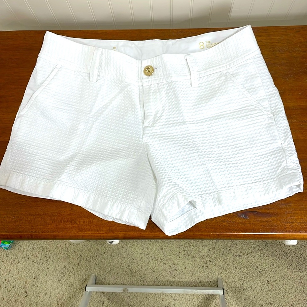New without tags white pique Lilly shorts
